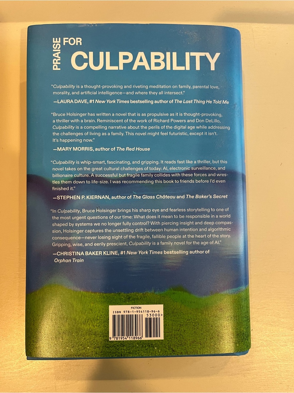Culpability by — Blue Hardcover Novel - Picture 2 of 2